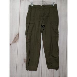 Social Standards Pants Ladies Medium Green Cargo‎ Pocket